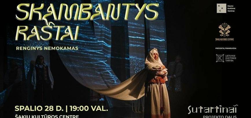 Teatralizuota misterija „Skambantys raštai“