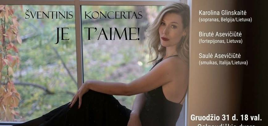 Šventinis Koncertas Je T'aime!