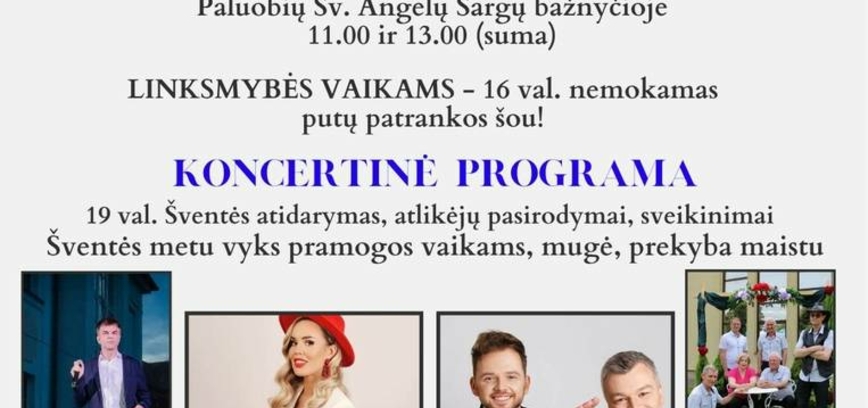 Žolinių šventė Paluobiuose