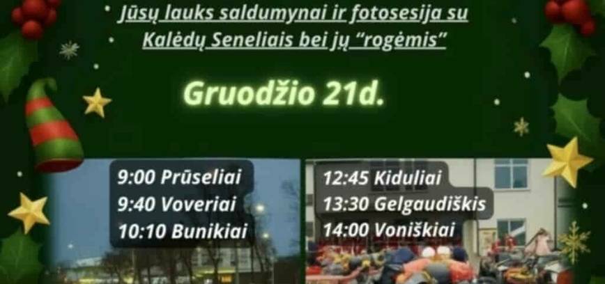 Ratuoti Kalėdų seneliai