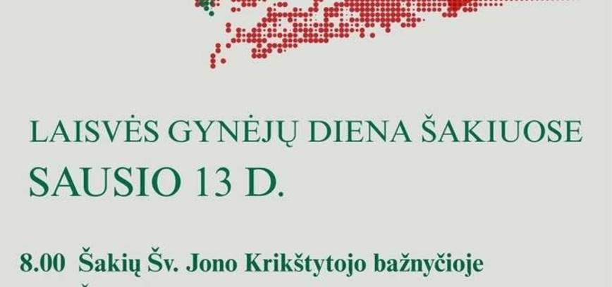 Laisvės gynėjų diena Šakiuose
