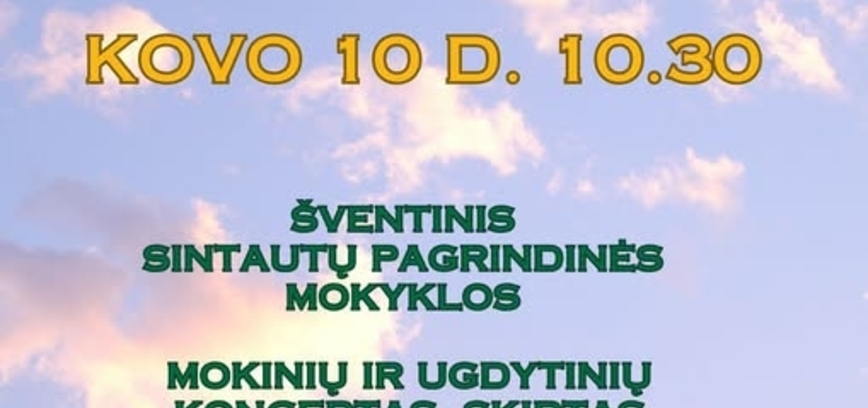 Koncertas Lietuvos Nepriklausomybės atkūrimo dienai Sintautuose