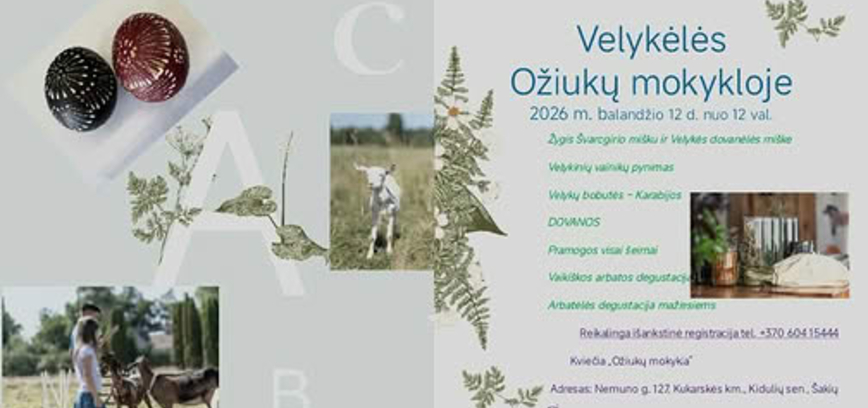 Velykėlės Ožiukų mokykloje