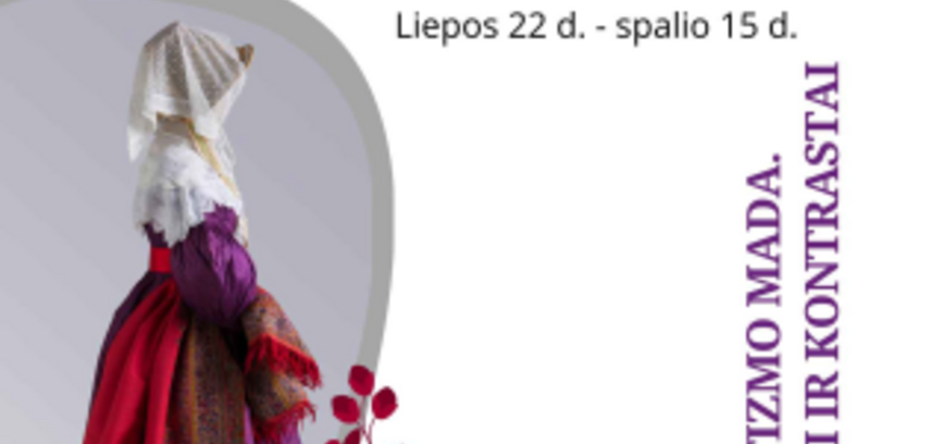 Paroda ROMANTIZMO MADA. SUVARŽYMAI IR KONTRASTAI iš mados istoriko Aleksandro Vasiljevo fondo kolekcijos