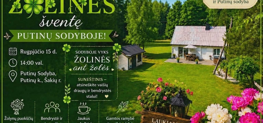 Žolinių šventė Putinų sodyboje