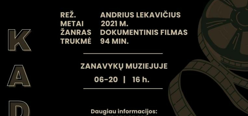 Dokumentinio filmo „Kernagis“ peržiūra