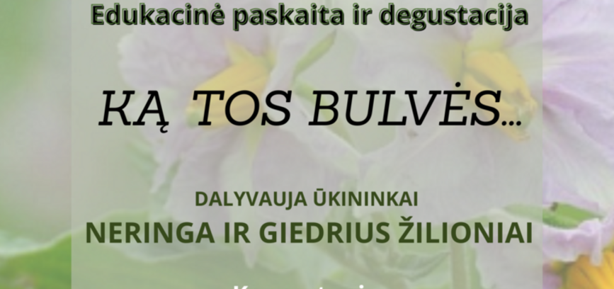 Edukacinė paskaita ir degustacija 
