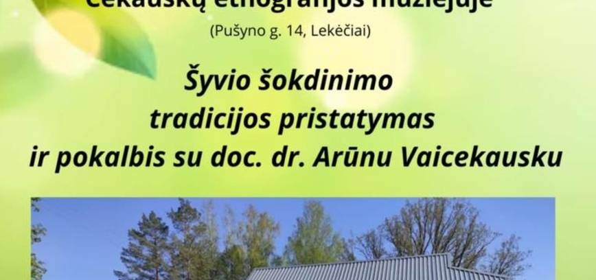 Šyvio šokdinimo tradicija