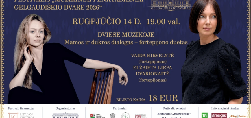 Muzikiniai penktadieniai Gegaudiškio dvare