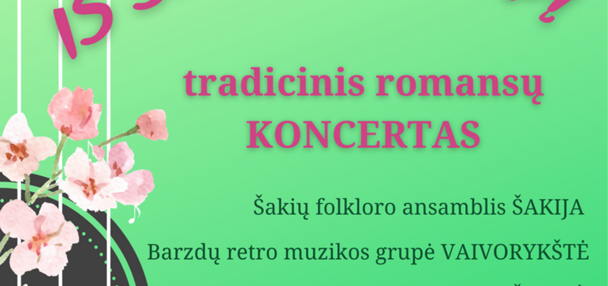 Tradicinis romansų koncertas 