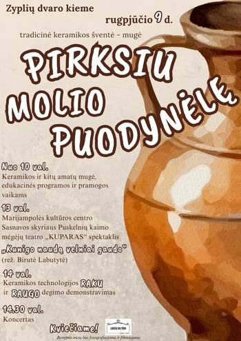 Pirksiu molio puodynėlę