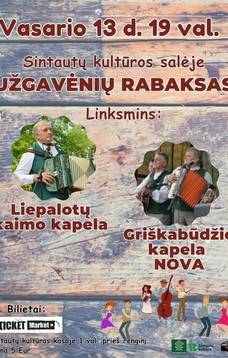 Užgavėnių rabaksas Sintautuose