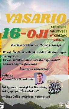 Lietuvos valstybės atkūrimo diena Griškabūdyje