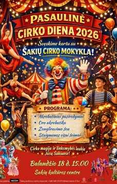 Pasaulinė cirko diena 2026