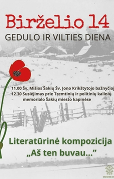 Gedulo ir vilties diena Šakiuose