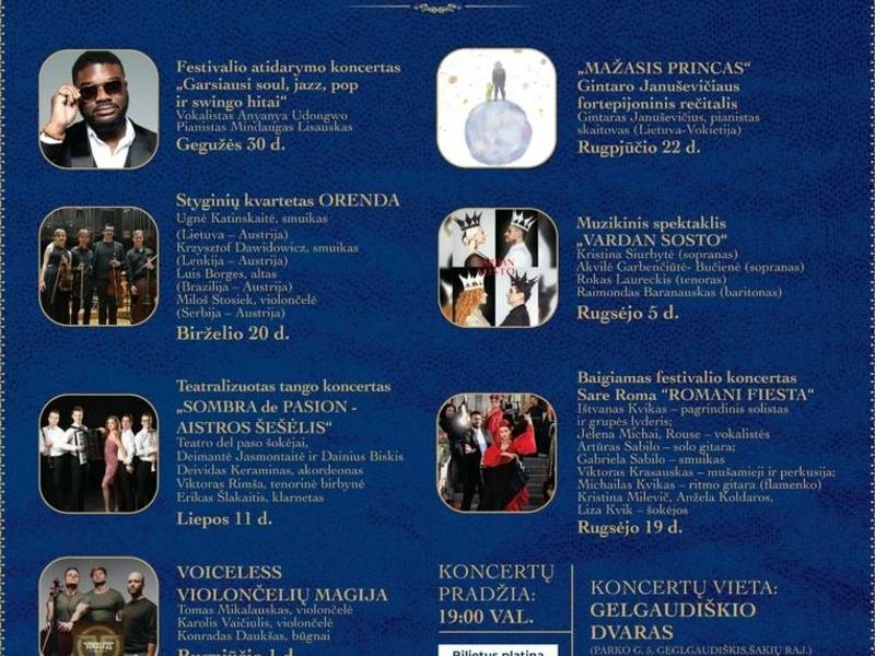 Muzikiniai penktadieniai Gegaudiškio dvare