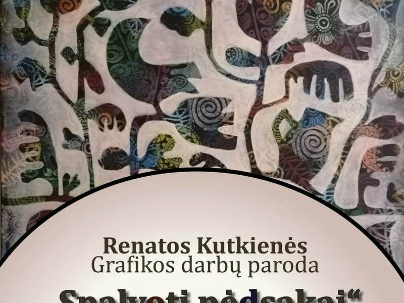 Grafikos darbų paroda "Spalvoti pėdsakai"
