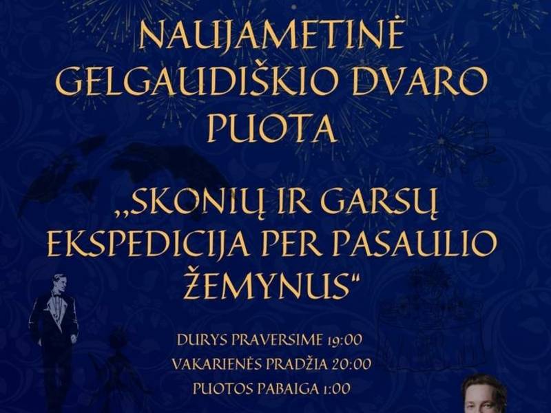 Naujametinė Gelgaudiškio dvaro puota 