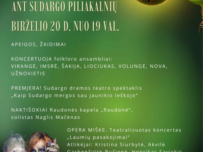 Rasų šventė ant Sudargo piliakalnių
