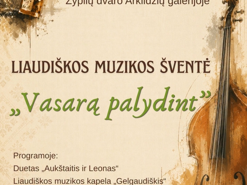 Liaudiškos muzikos šventė „Vasarą palydint“