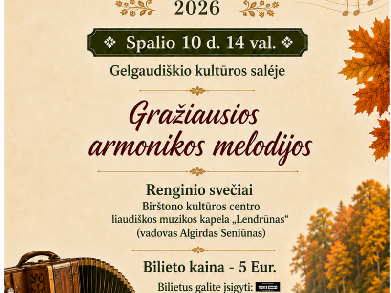 Gelgaudiškio armonika 2026