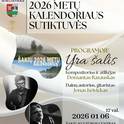 Šakių 2026 m. kalendoriaus sutiktuvės