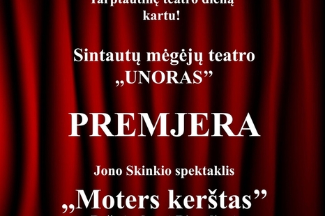 Jono Skinkio spektaklis "Moters kerštas"