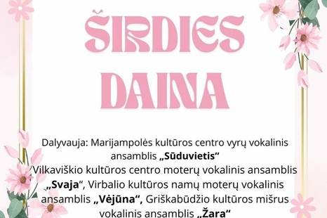 Romantinės muzikos vakaras "Širdies daina"