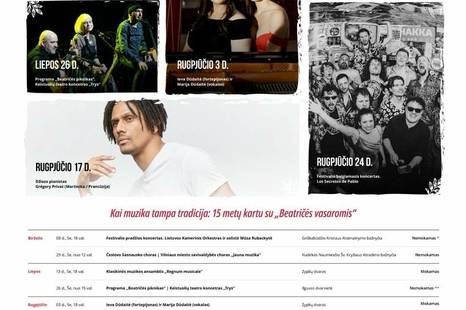 Muzikos festivalis "Beatričės vasaros"