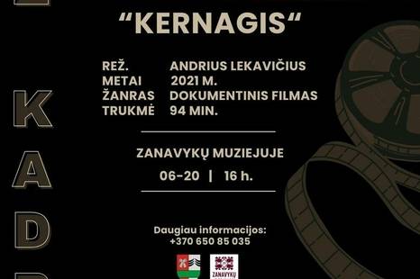 Dokumentinio filmo „Kernagis“ peržiūra