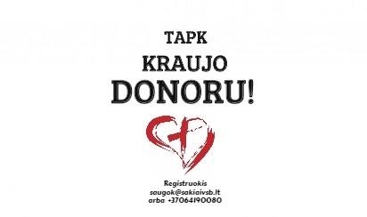 Kraujo donorystės akcija